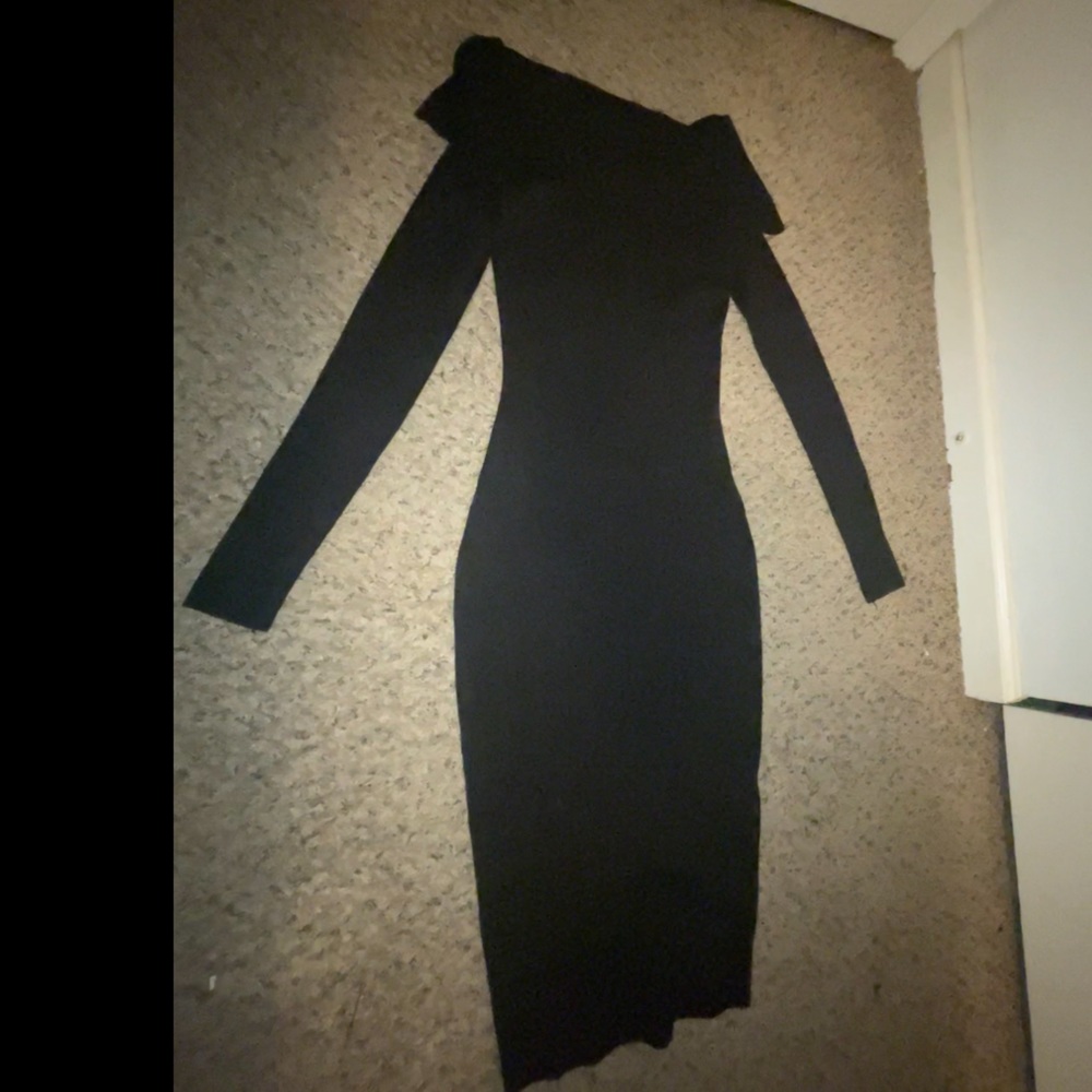 Little Black Sweater Dress